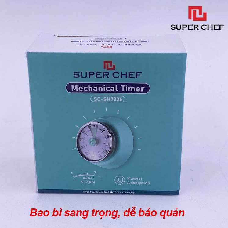 Đồng Hồ Hẹn Giờ Nấu Ăn Chính Hãng Super Chef TIỆN LỢI, DỄ DÀNG SỬ DỤNG