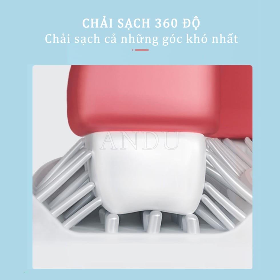 Bàn Chải Đánh Răng Chữ U Cho Bé Bàn Chải Silicon Thông Minh Cao Cấp Cho Bé Từ 2 - 6 Tuổi