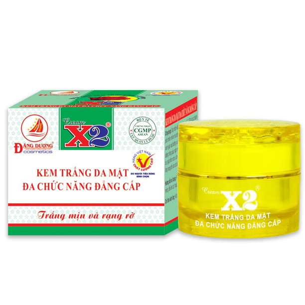 CREAM X2 - KEM TRẮNG DA MẶT ĐA CHỨC NĂNG ĐẲNG CẤP - 20g