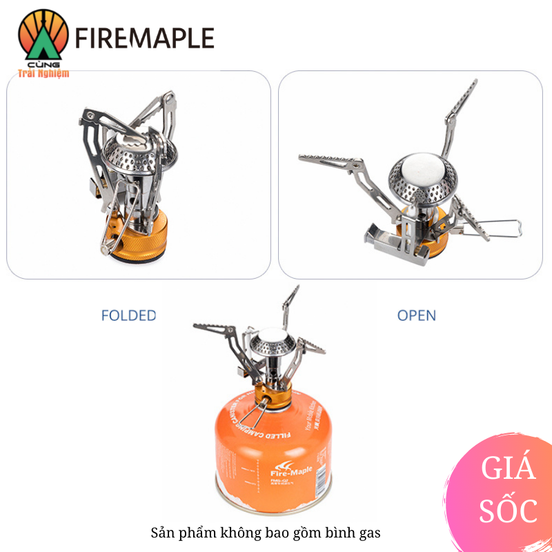 [CHÍNH HÃNG] Bếp Gas Mini Fire Maple FMS-102 Nhỏ Gọn Di Động Chuyên Dụng Cho Du Lịch, Dã Ngoại Cắm Trại