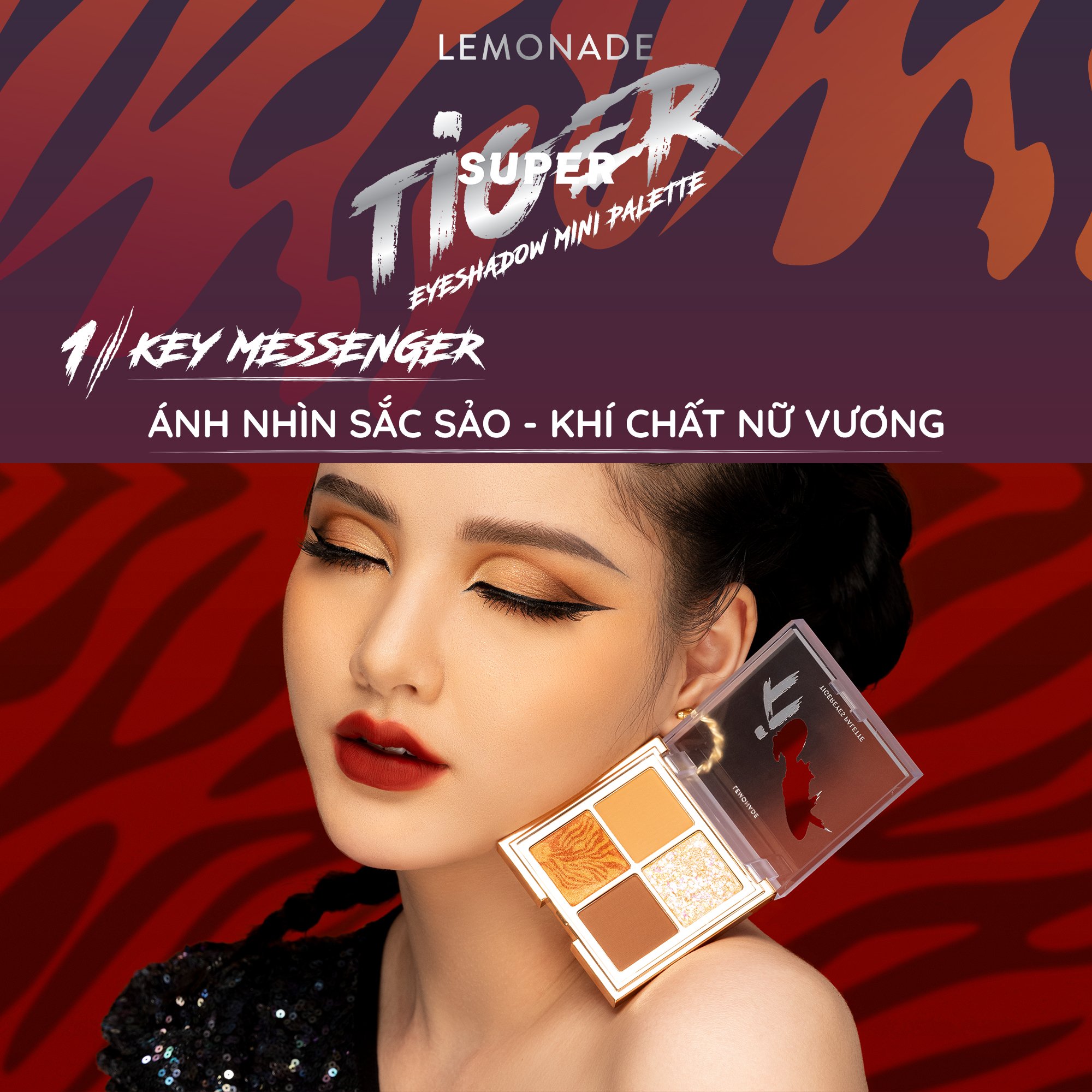 Bảng phấn mắt Lemonade SuperTiger Eyeshadow Mini Palette 8.8g