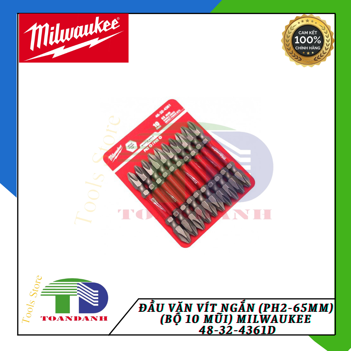 Đầu vặn vít ngắn MILWAUKEE 48-32-4361D