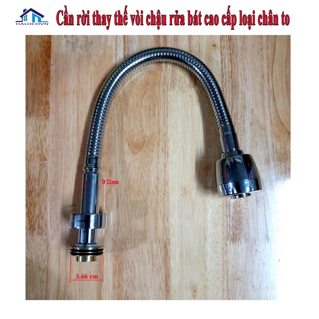 Cần rời vòi chậu rửa bát cao cấp chân to