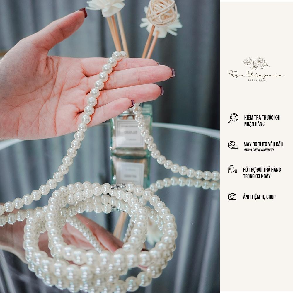 Vòng ngọc trai nặng tay, đẹp như hàng thật