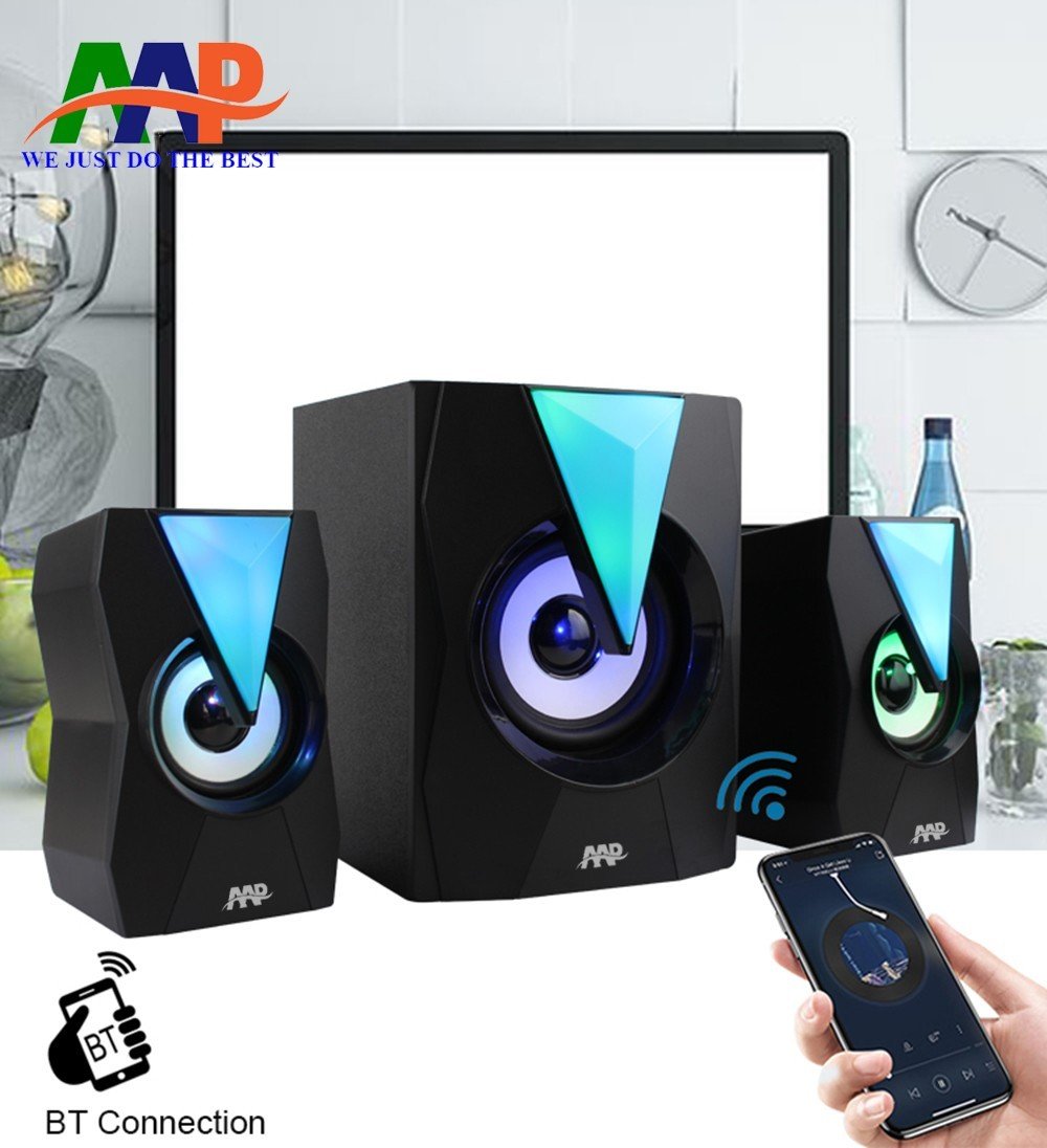 Loa vi tính 2.1 AAP E012 LED - JL