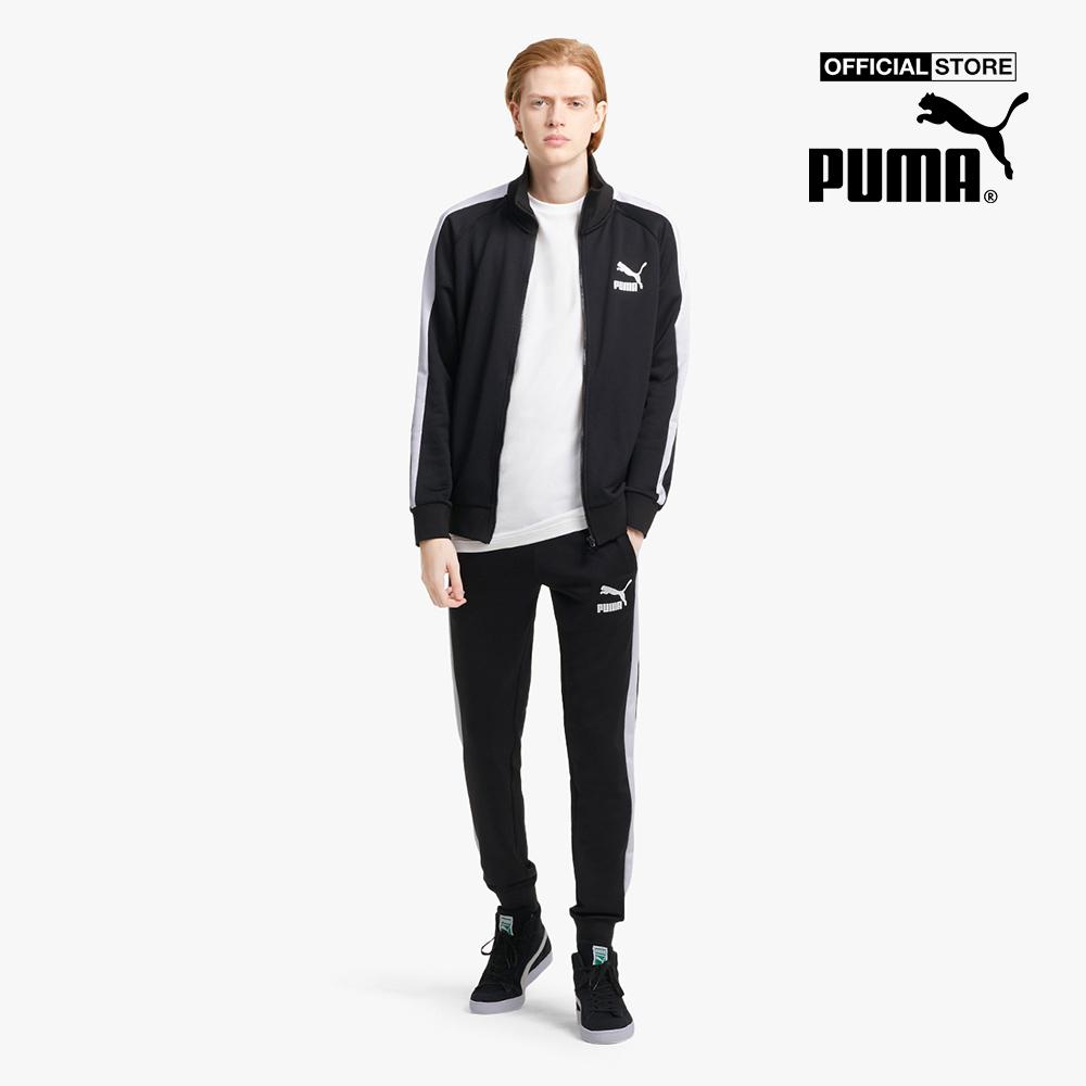 PUMA - Áo khoác thể thao nam cổ cao Iconic T7 Sportstyle 530094