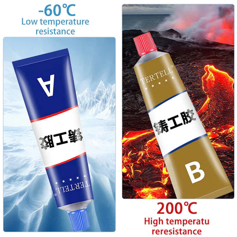 Keo Dán Kim Loại 2 Thành Phần – Dính Cứng Như Hàn Xì, Siêu Bền, Siêu Chịu Nhiệt