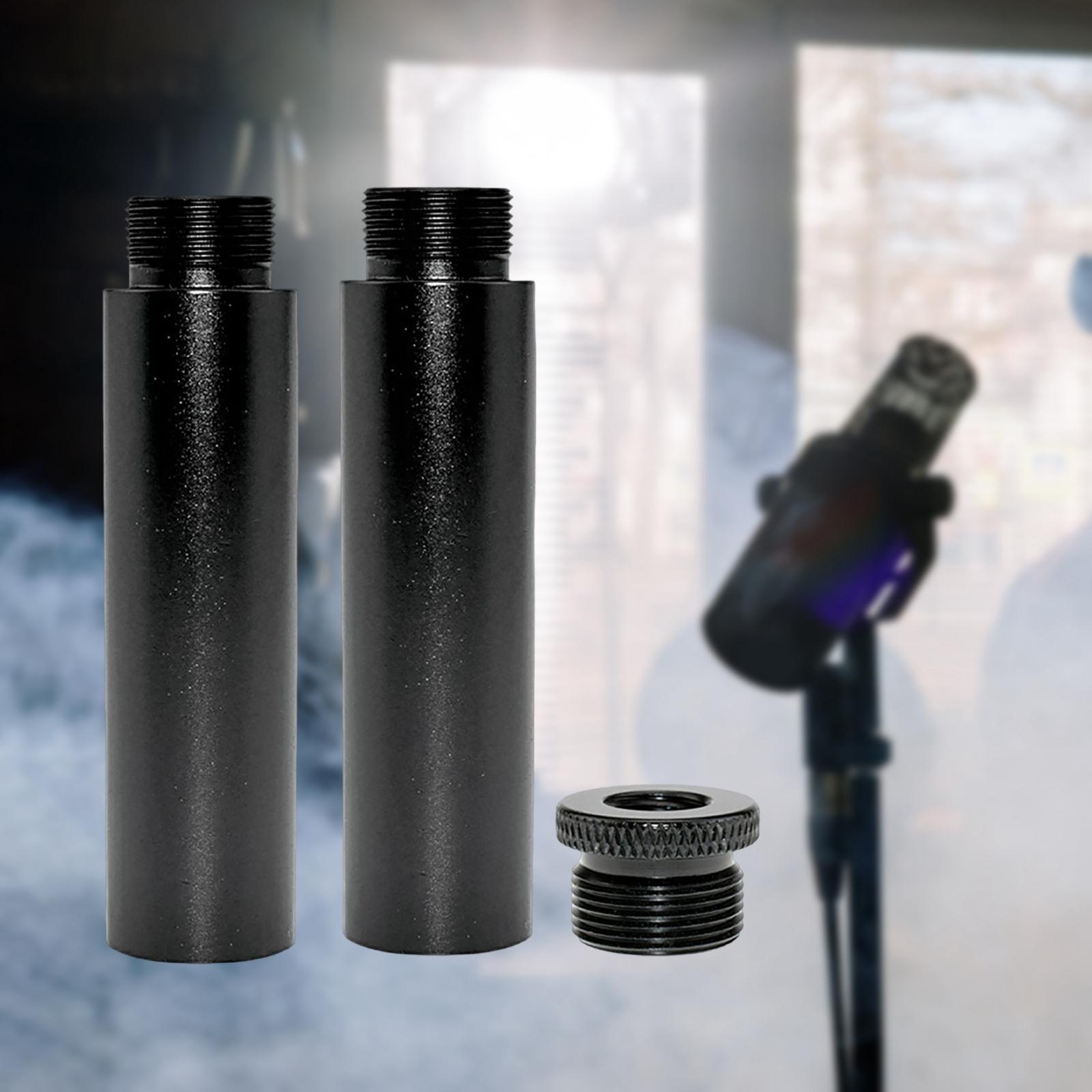 2Pcs Aluminum Alloy Mic Stand Extension Tube for Desk Stands & Arm Stand