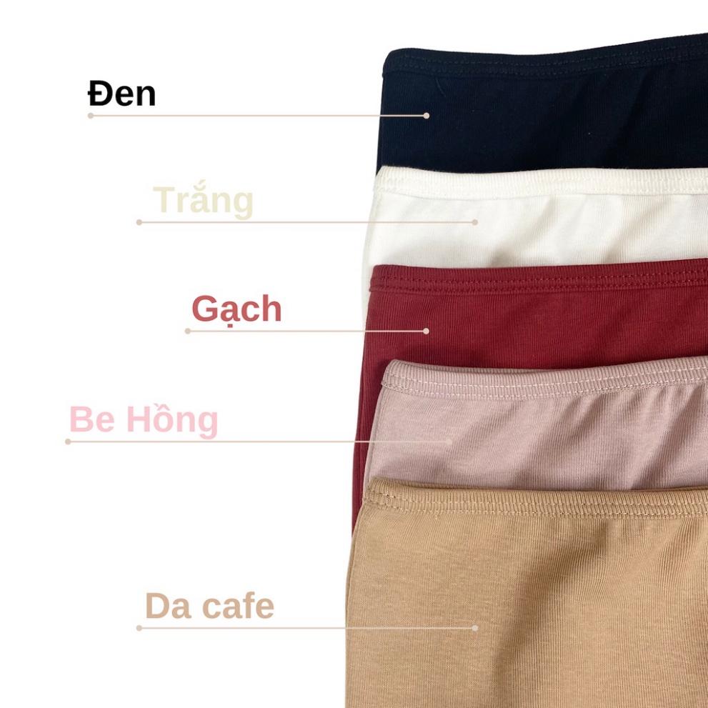 Áo ống quây ngực Lylylorem không mút chất liệu thun cotton 100% co dãn TK008