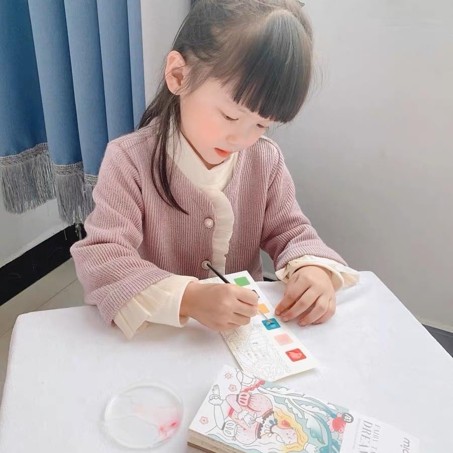 Tranh Tô Màu Nghệ Thuật Cho Bé Mideer Watercolour Painting, Đồ Chơi Thủ Công cho bé 3,4,5,6,7 tuổi
