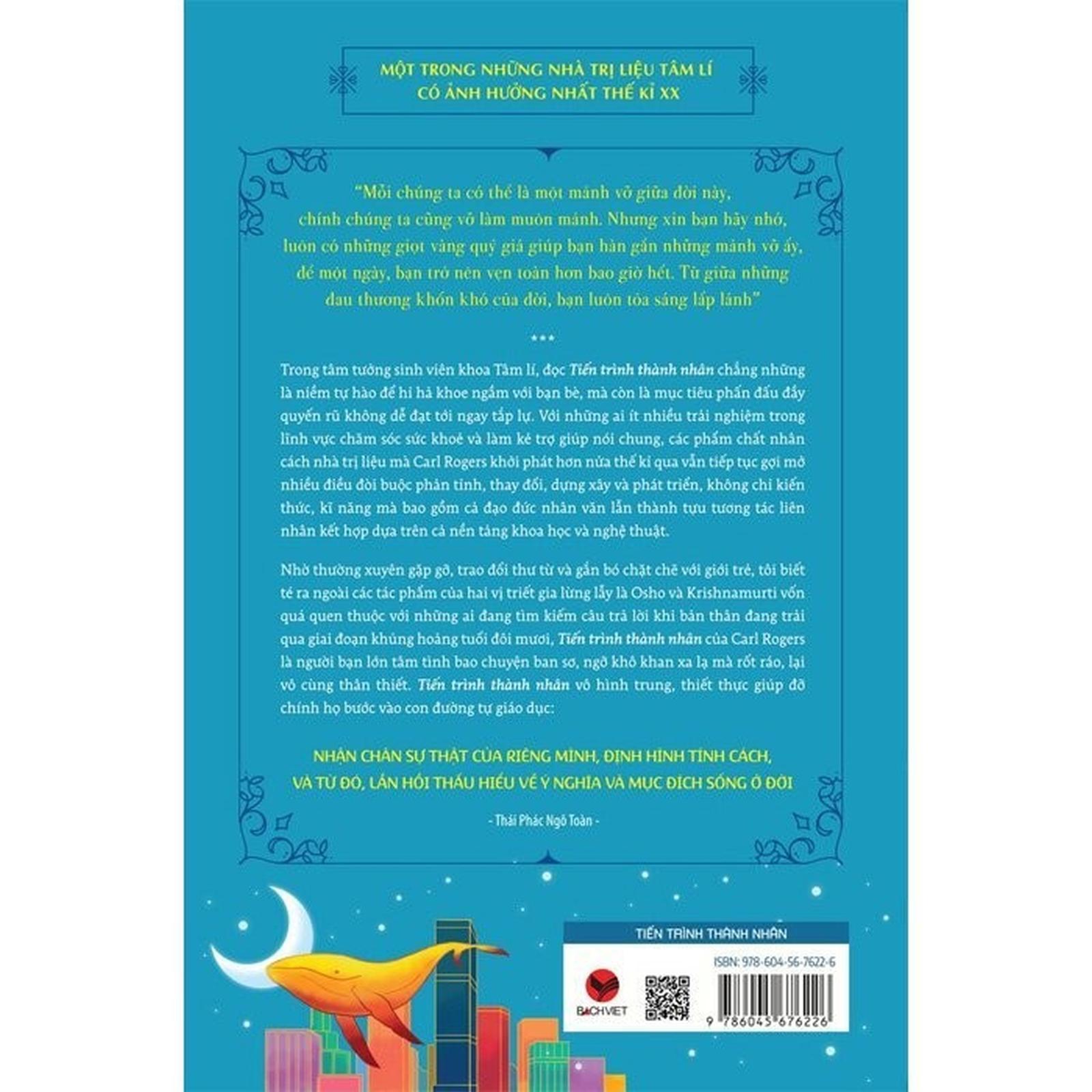 Tiến Trình Thành Nhân - On Becoming A Person: A Therapist'S View Of Psychotherapy - Tâm Lý Học - Carl R. Rogers - Bản Quyền
