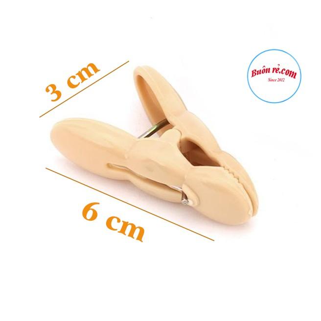 Vỉ 20 kẹp quần áo củ lạc nhựa Việt Nhật , Kẹp củ lạc phơi đồ tiện ích