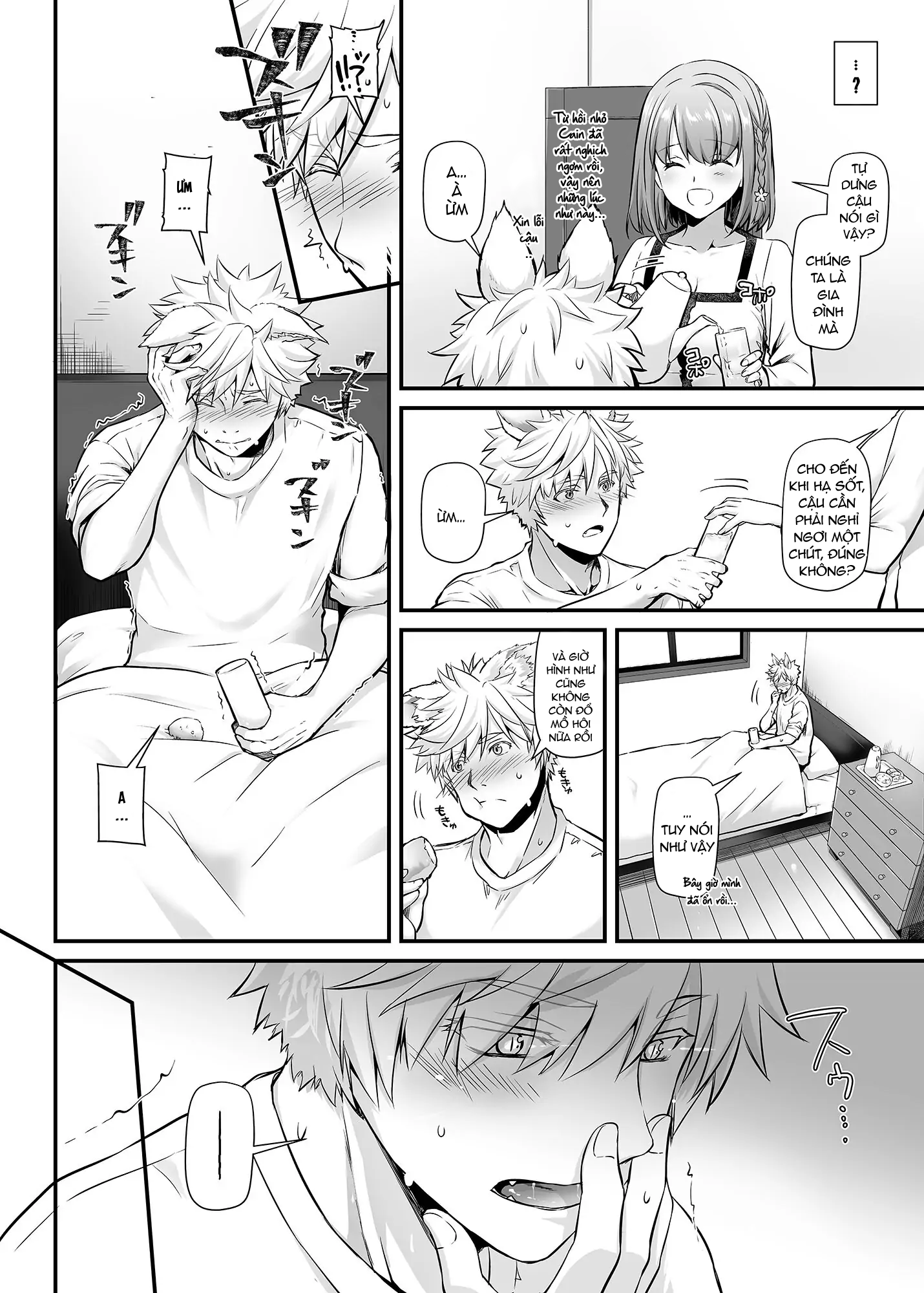 [21+] hai chàng trai cao lớn với đôi tai thú đã yêu tôi ở một thế giới khác chapter 1.2 2