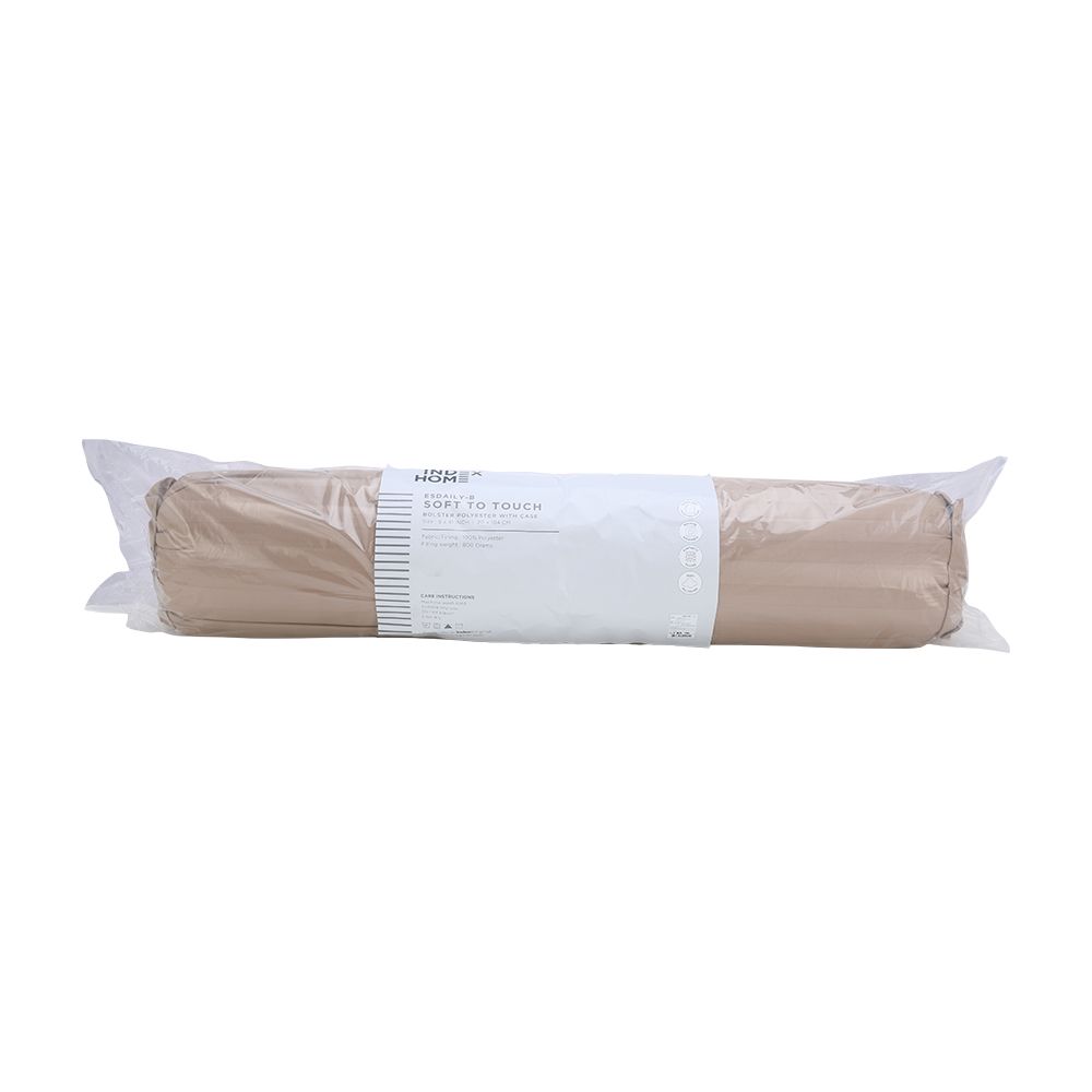 Gối ôm Esdaily-B Bolster Có Vỏ 20x104 Taupe |Index Living Mall | Nội thất Thái Lan