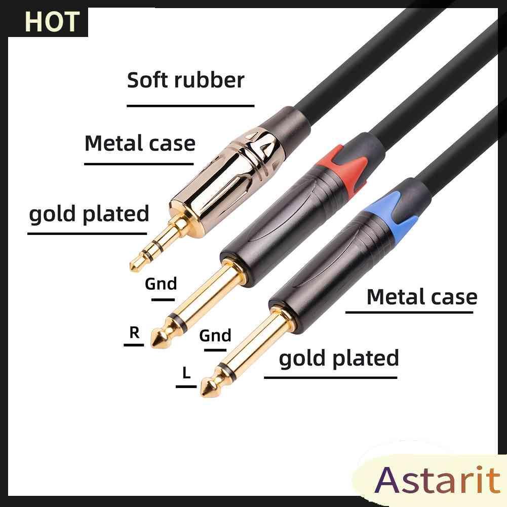 Cáp ChuyểN ĐổI Âm Thanh 3.5mm ĐầU CắM Sang ĐầU CắM 6.35mm -