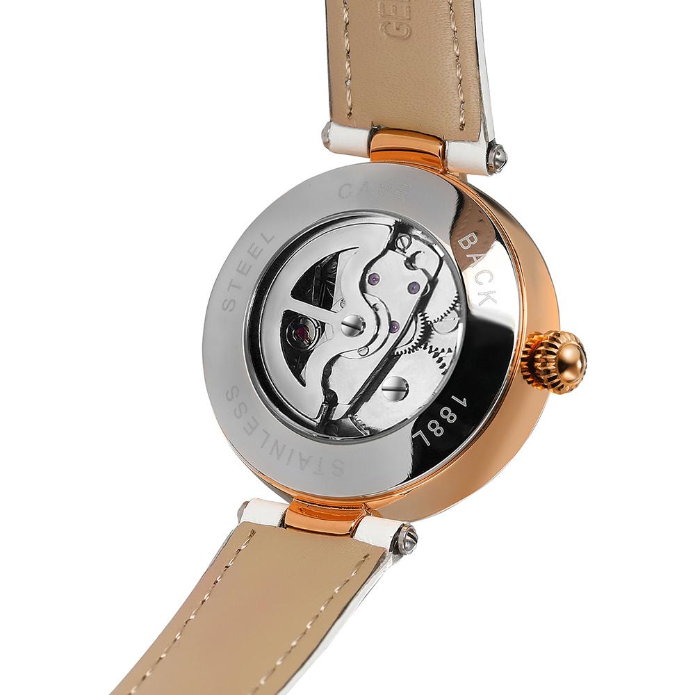 Đồng hồ cơ tự động nữ dây da