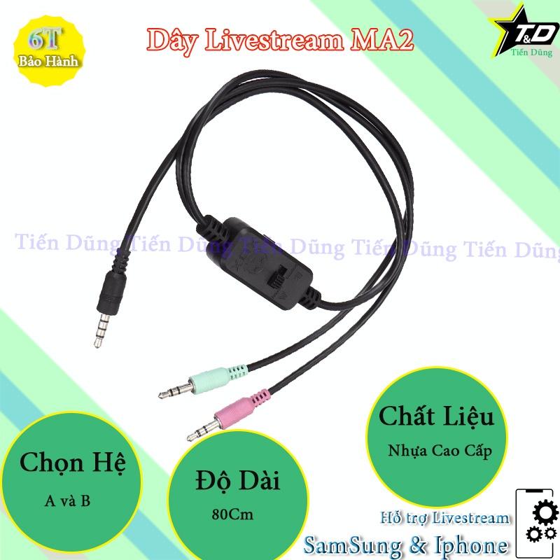 Combo mic livestream karaoke U87 MA và sound card K500 có bluetooth Auto-tune đèn led đi kèm dây ma2 chân kẹp màng lọc
