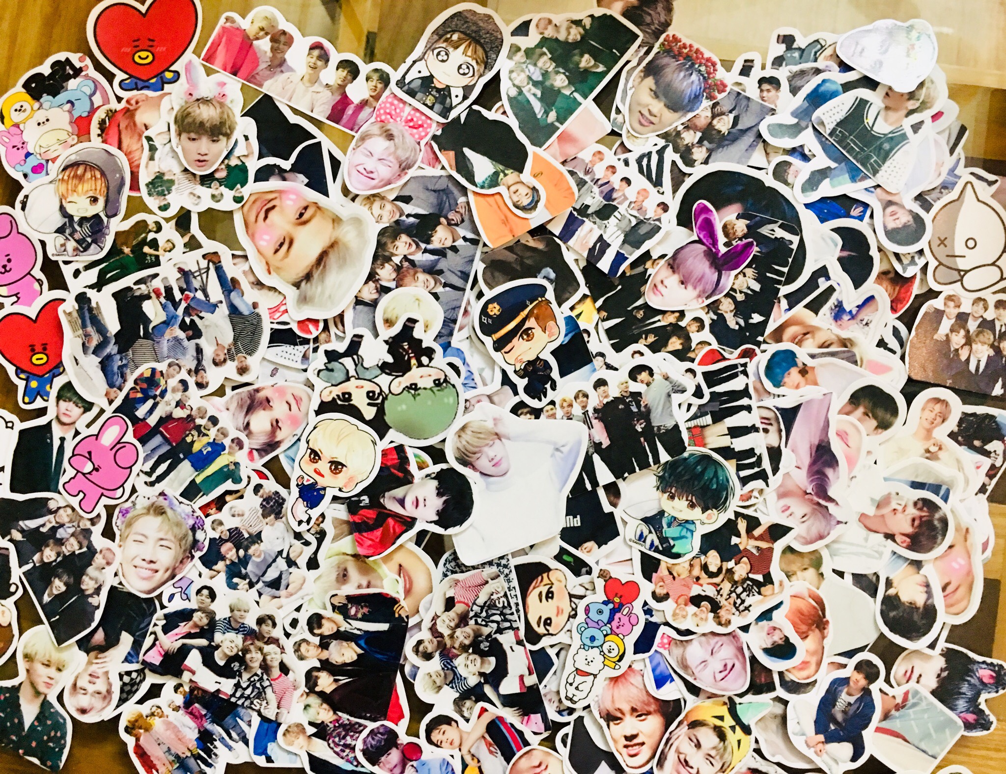 Ảnh sticker BTS thành viên 50 ảnh nhiều mẫu khác nhau