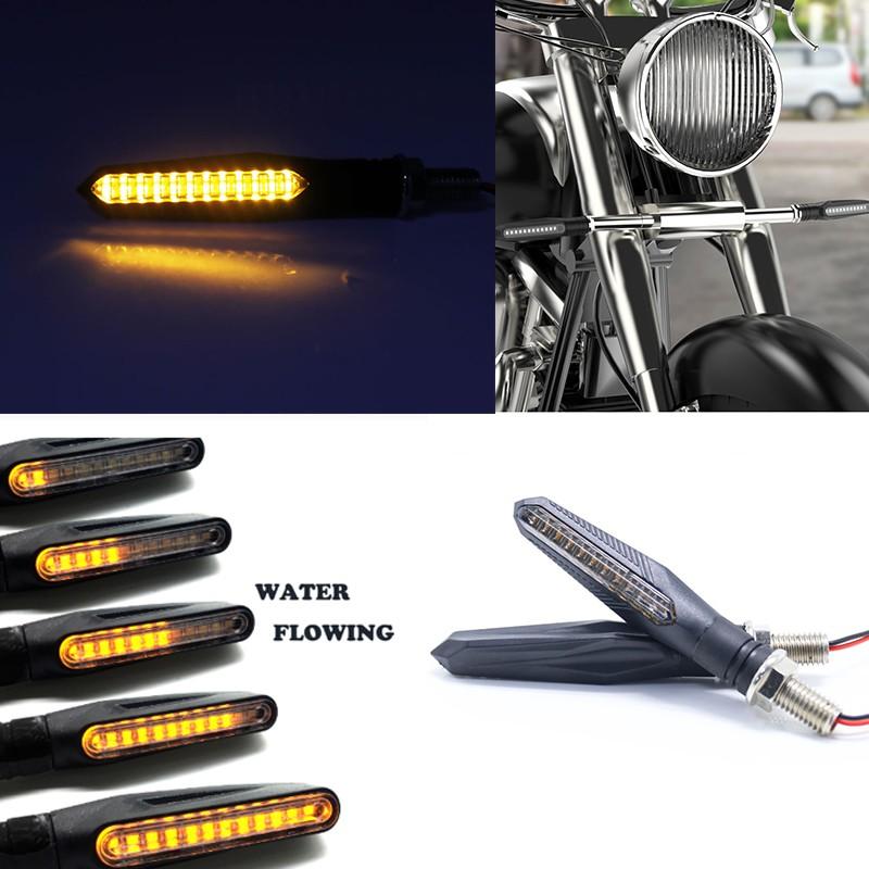 Set 2 Đèn Led Xi Nhan 12 Smd Cho Xe Mô Tô