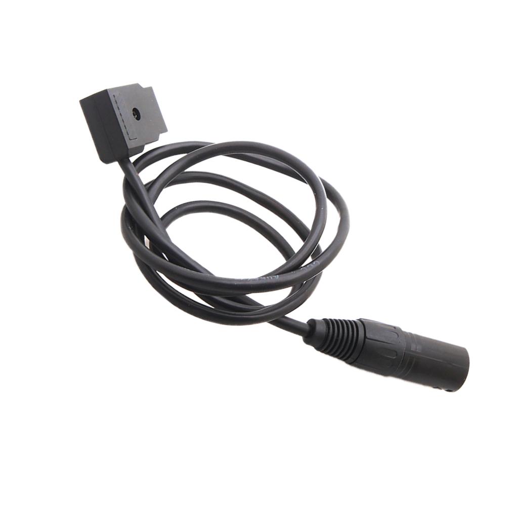 D-Tap B Female To XLR 4PMale Adapter Cable for Anton Bauer Battery V-Mount
