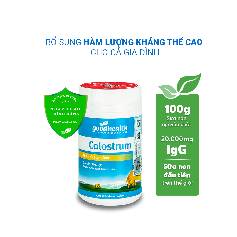 Sữa non Goodhealth Colostrum _Nhập khẩu New Zealand