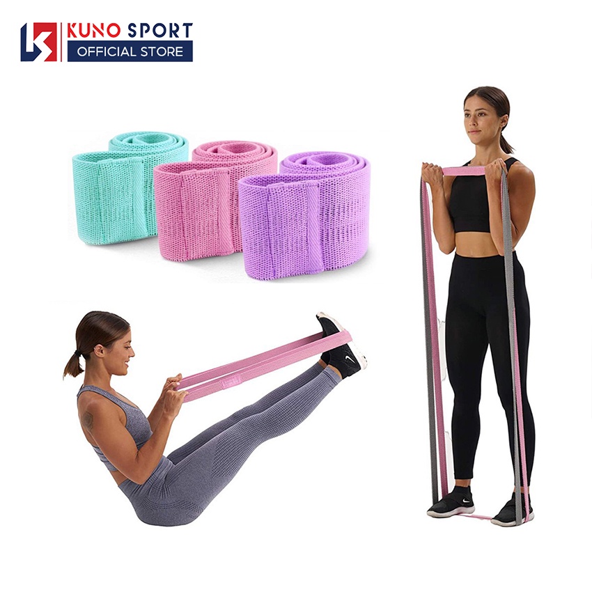 Dây kháng lực tập gym, dây kháng lực tập yoga mông đùi siêu bền - D04