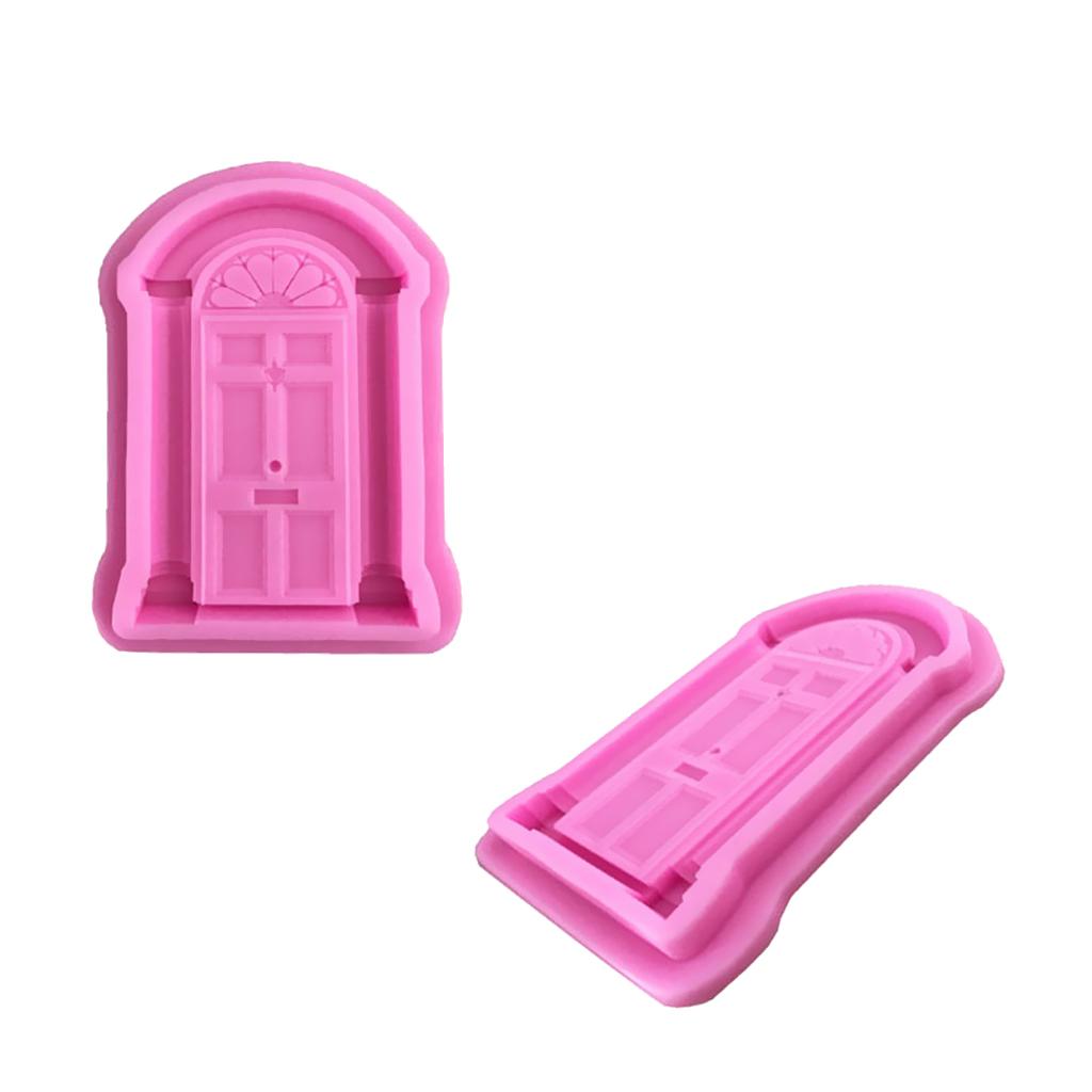 3D Door Silicone Mould Cake Mold for DIY Baking Sugarcraft Mold Decoration