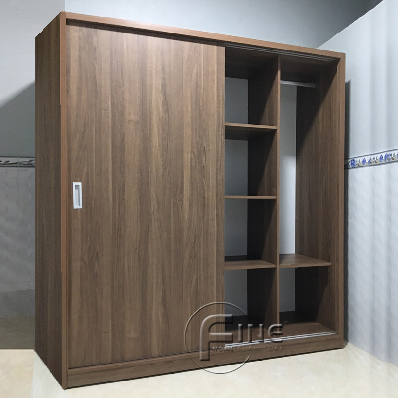 Tủ Quần Áo Cửa Lùa Cao Cấp Gia Đình FINE FT234 Thiết kế sang trọng hiện đại