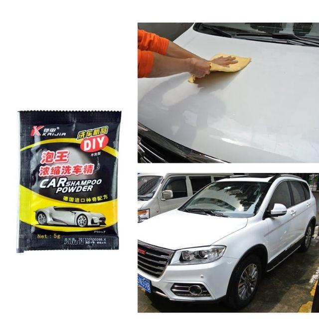 Bột rửa xe Ô Tô Car Shampoo Powder, tẩy rửa sạch sẽ, an toàn cho sơn xe