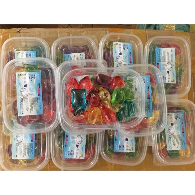 HỘP 30 VIÊN GIẶT XẢ QUẦN ÁO 3IN1 SIÊU SẠCH