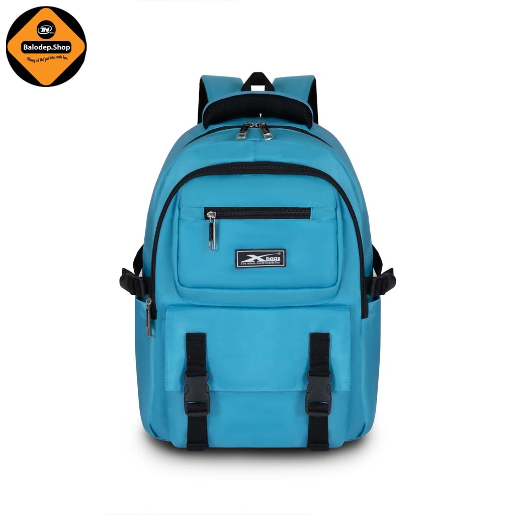 Balo Học Sinh Trung Học Đựng Laptop 15.6 Inch Cao Cấp Xbags Sea Blue XB3201, Chống Nước, Hiện Đại Trẻ Trung!