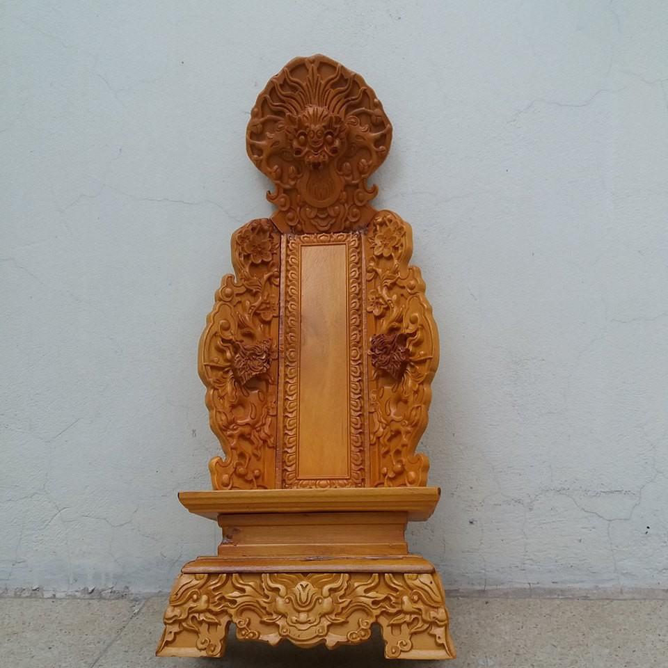 Đồ thờ cúng bài vị gỗ mít cao 50cmx22cmx12cm
