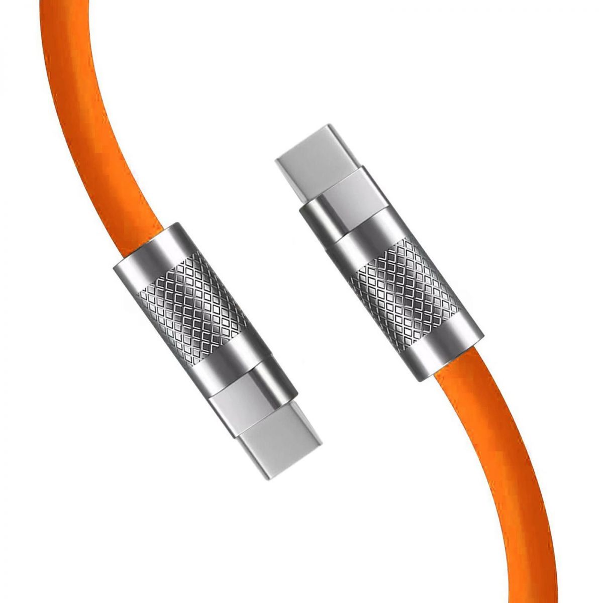 Cáp Sạc Nhanh 120W Cá Mập Bọc Thép Type-C Ra Type-C Dây Silicon Dài 1m