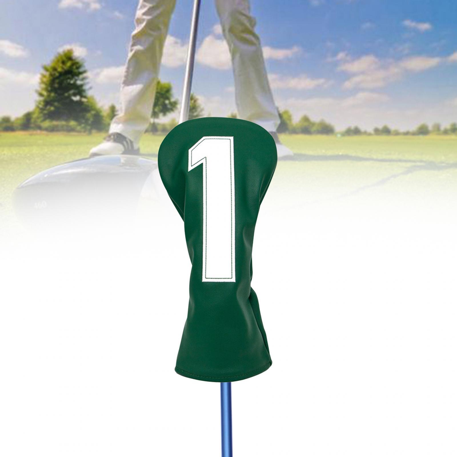 Golf Club Head Covers Wood Headcover PU Head Protection Wrap Protective Sleeve Durable Golf Club Cover Golf Headcover