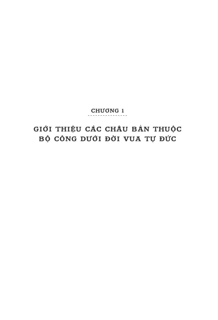 Hoạt Động Của Bộ Công Dưới Đời Vua Tự Đức Qua Các Châu Bản Nhà Nguyễn