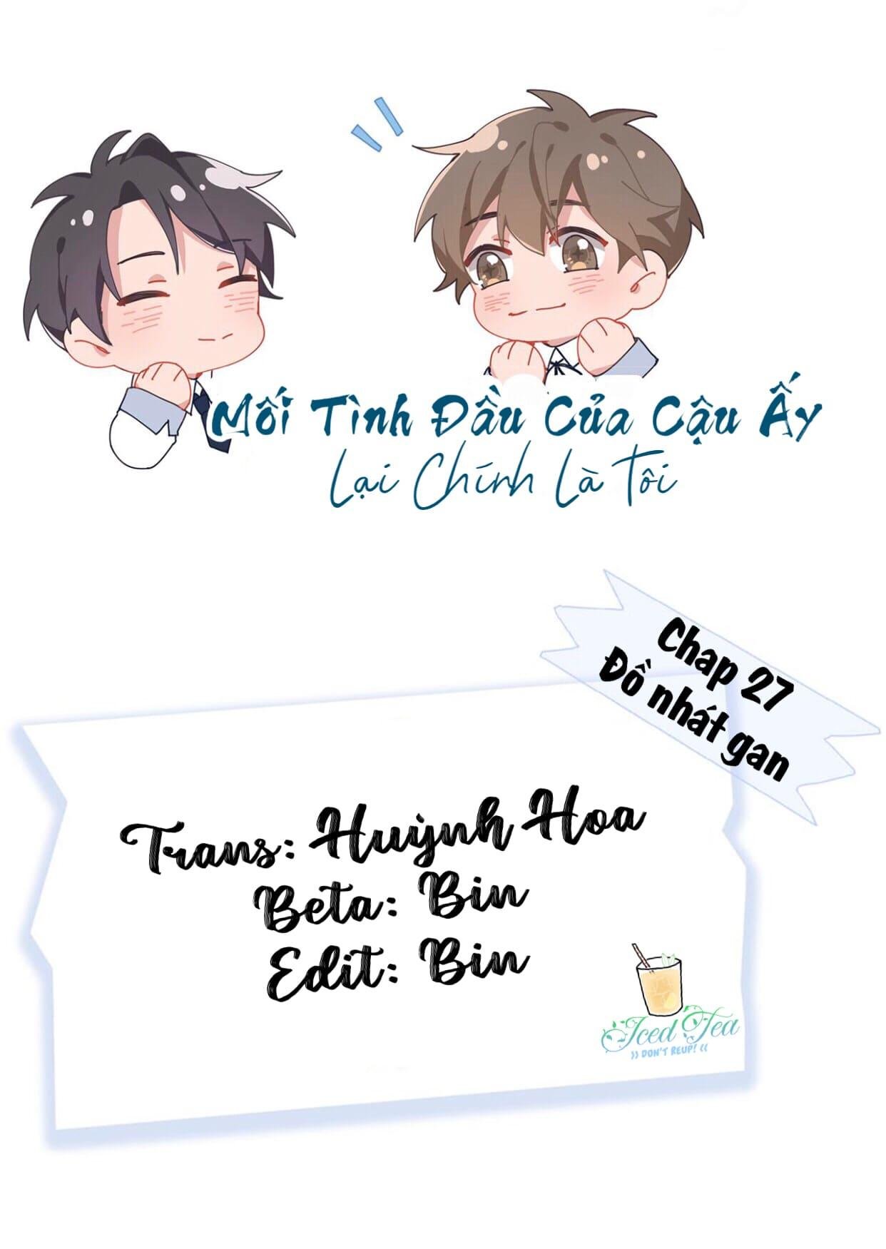 mối tình đầu của cậu ấy lại chính là tôi chapter 27 1