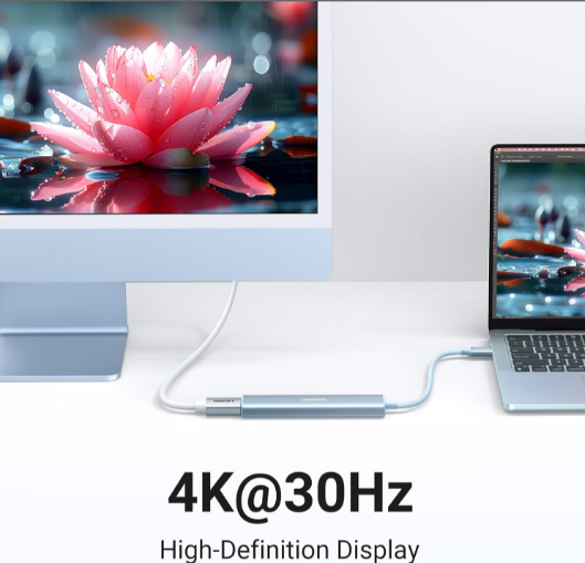 Hub chuyển USB-C sang HDMI +  PD 100W + 3 x USB 3.0  Ugreen 35581 - Hàng chính hãng