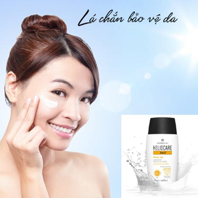 HÀNG NHẬP KHẨU - Kem chống nắng Heliocare Water Gel SPF50 Không Nhờn Rít, Phù Hợp Da Dầu, Chống Lão Hoá