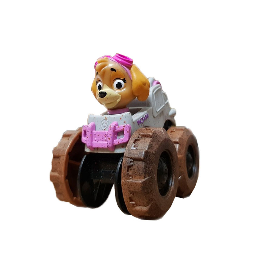 Bộ đồ chơi chó cứu hộ Paw Patrol, mô hình đồ chơi chú chó cứu hộ Skye, bánh xe di chuyển nhanh