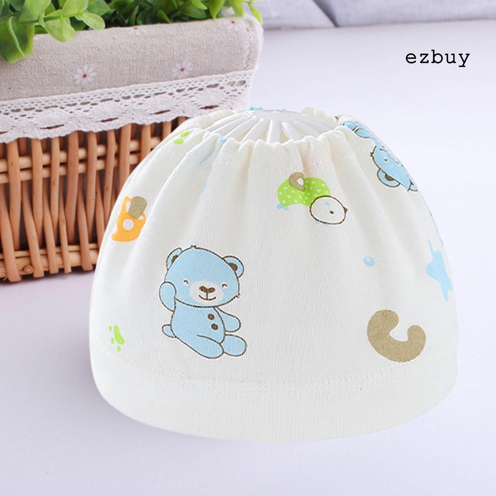 Mũ cotton thoáng khí quấn quanh đầu cho bé