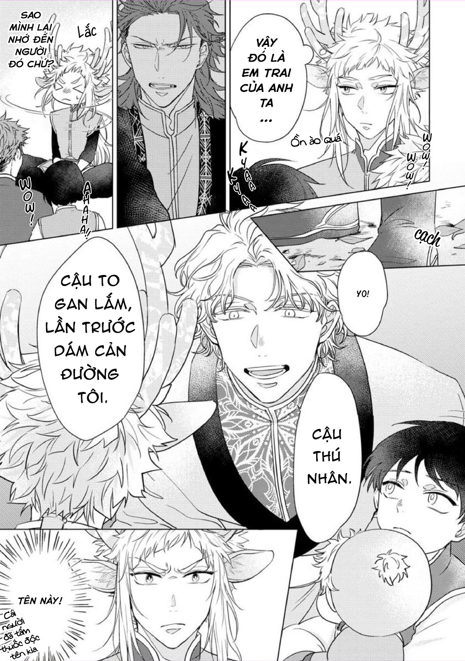 gặp gỡ em, thú nhân màu chàm trắng chapter 2 21