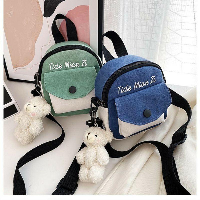 HOT TREND Túi đeo chéo unisex đựng đồ canvas phong cách Hàn Quốc siêu HOT