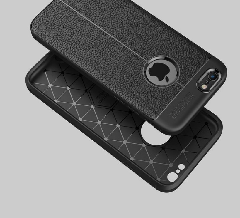 Ốp lưng silicon dẻo giả da Auto Focus cao cấp dành cho iPhone 6 - Hàng chính hãng
