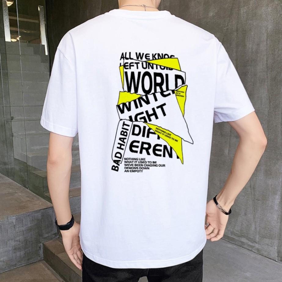 Áo Thun Tay Lỡ In World Different