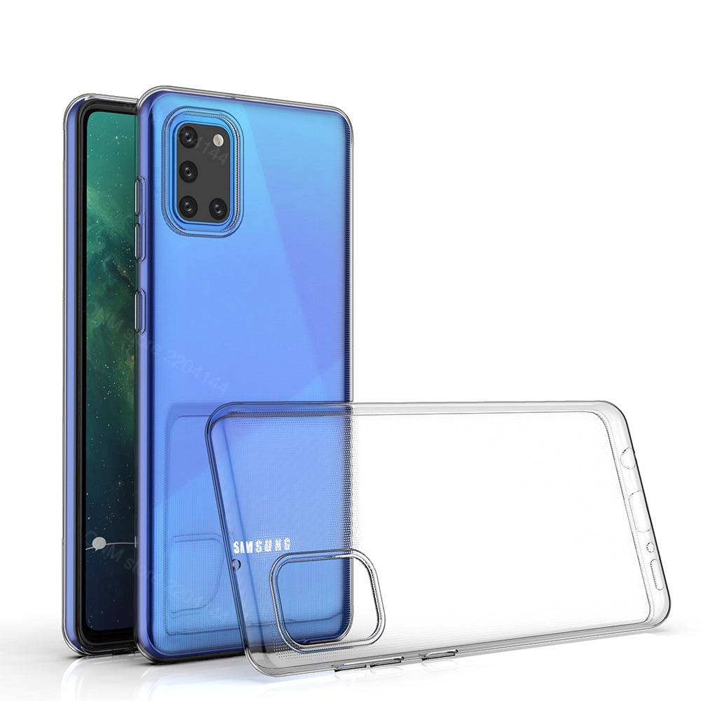 Ốp lưng dẻo silicon cho Samsung Galaxy A31 hiệu Ultra Thin - Hàng nhập khẩu