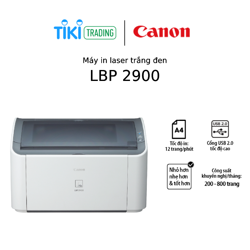 Máy In Laser Đơn Năng Canon LBP 2900 - Hàng chính hãng