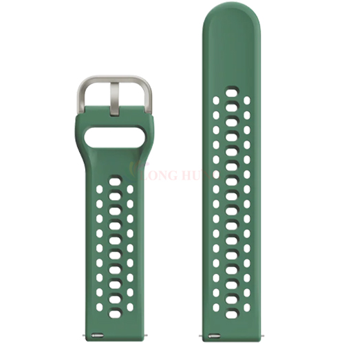 Dây đeo đồng hồ Amazfit Light Grey Sport Silicone Strap 22mm A2435S - Hàng chính hãng