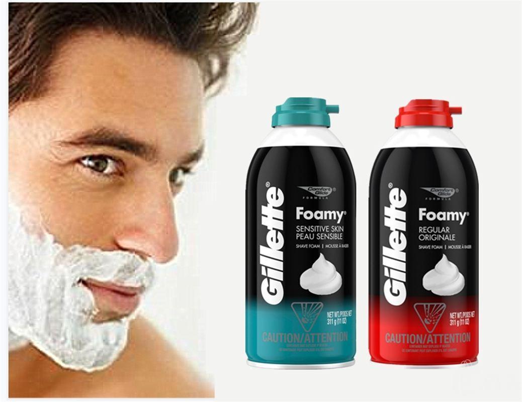 Bọt cạo dâu Gillette Foamy Regular Originale 311g - USA