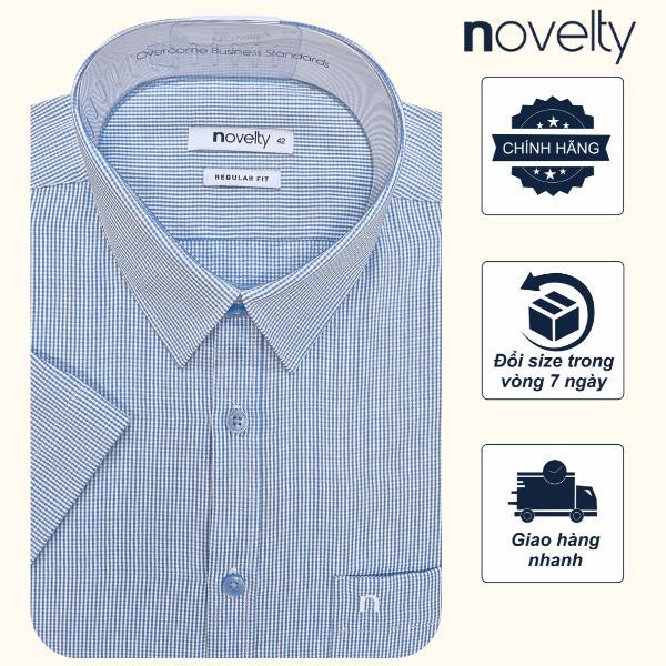 ÁO SƠ MI NAM NGẮN TAY NOVELTY REGULAR FIT RECYCLED - 240637N