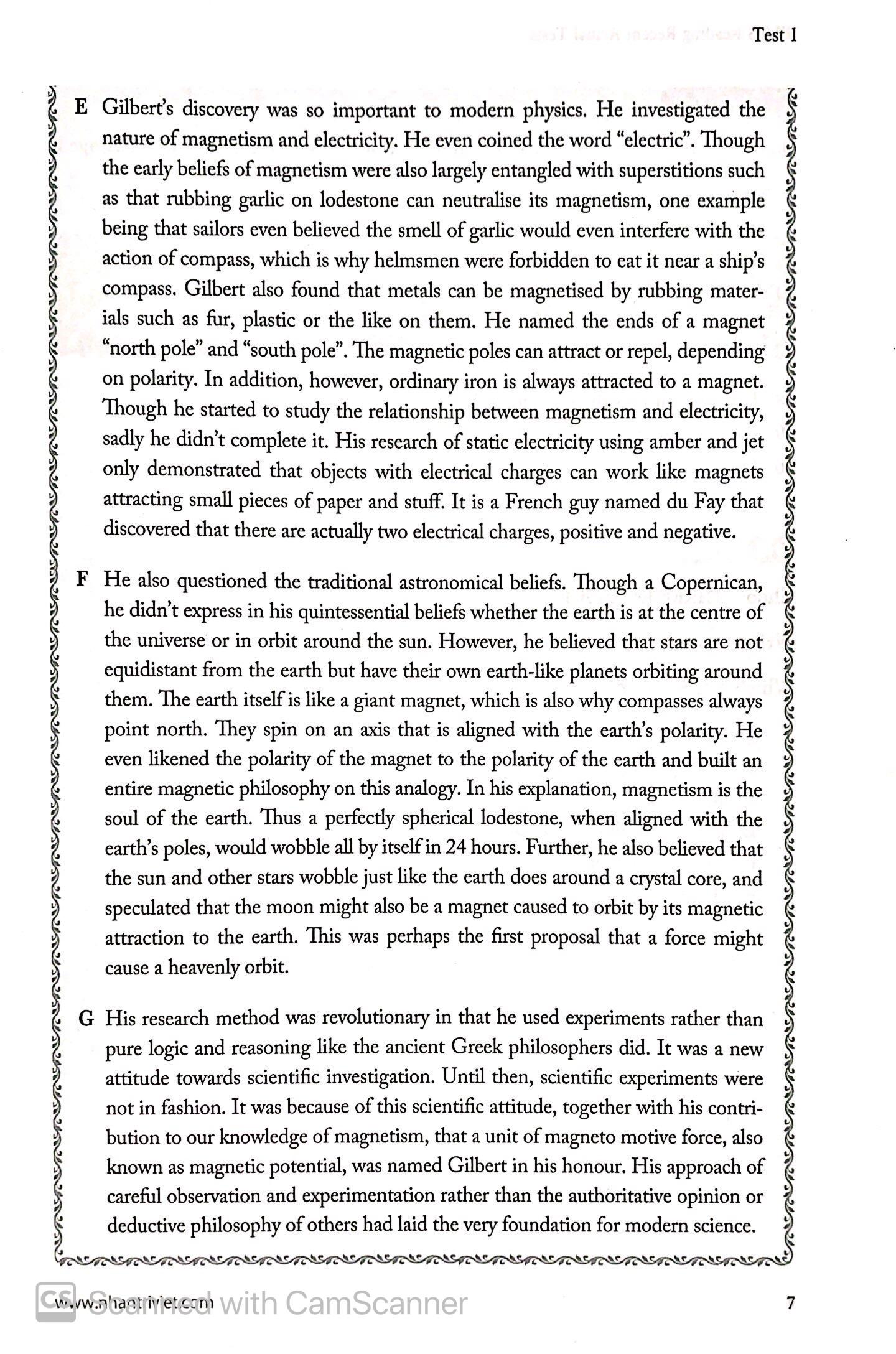 Sách IELTS Reading - Recent Actual Tests